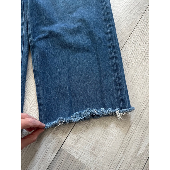 Madewell baggy straight raw hem ankle jeans size 28 - Picture 7 of 11